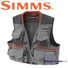 Жилет разгрузочный Simms Guide Fishing Vest Steel размер S